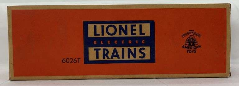 Postwar Lionel O Gauge 6026T Tender Brick original box image