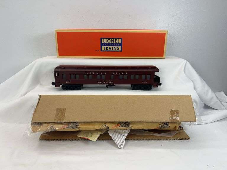 Lionel O Gauge 27903 Madison style 2626 Sager Place observation passenger in box image