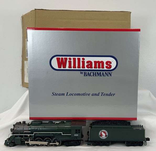 Williams O Gauge 40502 Great Northern Berkshire 2-8-4 loco and tender in shipper image