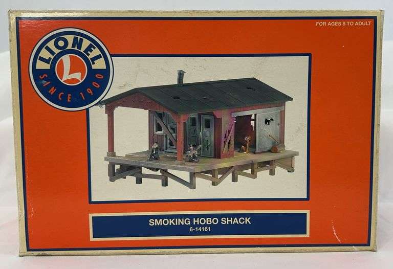 Lionel O Gauge 14161 Smoking Hobo Shack layout accessory in original box image