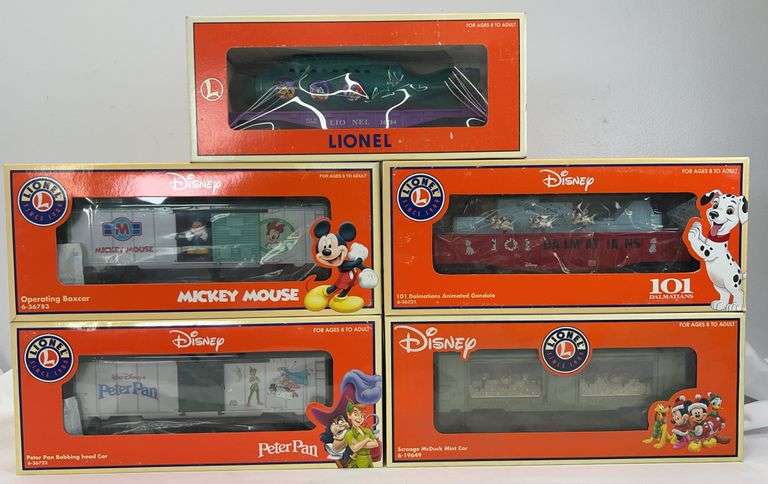 Lionel O Gauge 16724, 19649, 36721, 36722, 36783 Disney freight in box image