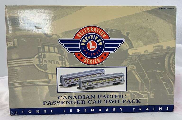Lionel O Gauge 39106 Canadian Pacific aluminum passenger 2-pack in box image