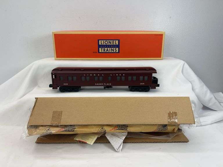 Lionel O Gauge 27903 Madison style 2626 Sager Place observation passenger in box image