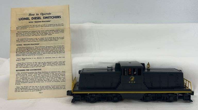 Postwar Lionel O Gauge 628 Northern Pacific NP Alco G.E. 44 ton switcher w/instructions image