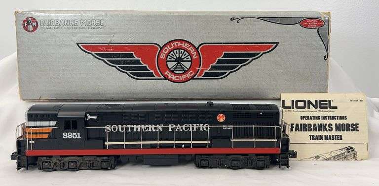 Lionel O Gauge 8951 dual motor SP FM Trainmaster in box w/instruc image