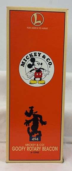 Lionel O Gauge 12965 494 Mickey & Co. Goofy Rotary beacon in box image