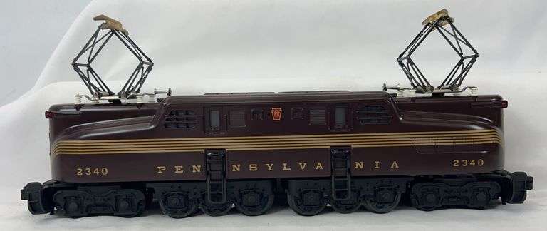 Lionel O Gauge 2340 Pennsylvania GG-1 electric locomotive 38303 5-stripe Tuscan image