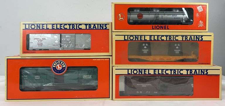 Lionel O Gauge 9228, 16666, 19510, 19612, 26795 freight in box image