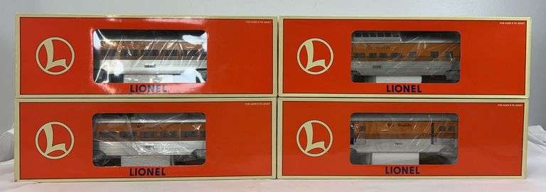 Lionel O Gauge Rio Grande 15" alum. pass. cars in box 39114-39117 image