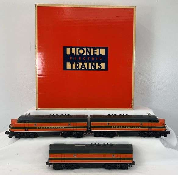 Lionel O Gauge 11724 Great Northern F-3 A-B-A diesel set in box image