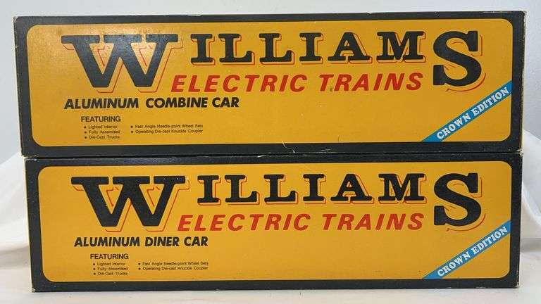 Williams O Gauge 2612-C 2612-D Southern Pacific alum. pass. cars in box image