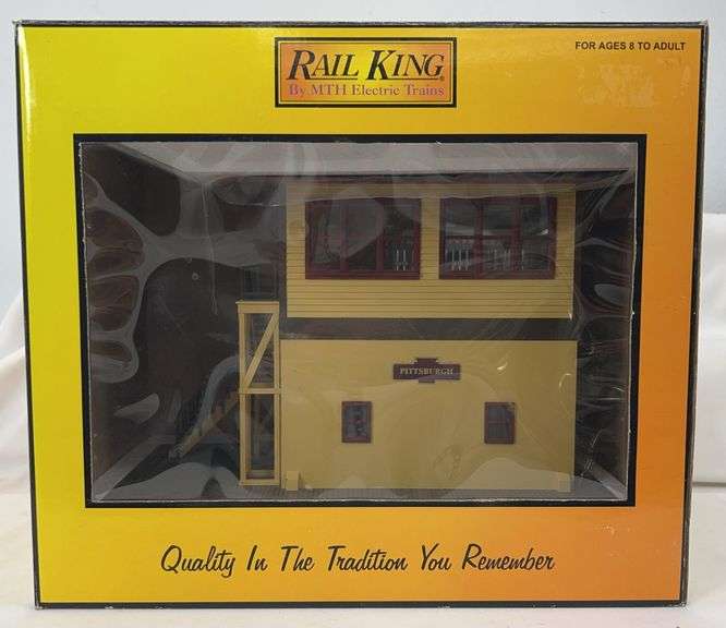 MTH Rail King O Gauge 30-9031 Pennsylvania Switch Tower in box, Mint image