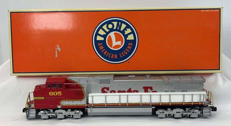 Lionel O Gauge 18254 Santa Fe Dash 9 diesel loco CMD RS in box image