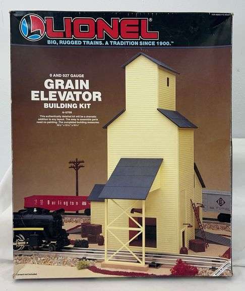 Lionel O Gauge 12726 Grain Elevator building kit, unassembled in box image