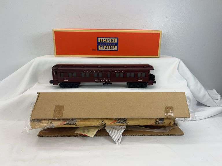 Lionel O Gauge 27903 Madison style 2626 Sager Place observation passenger in box image