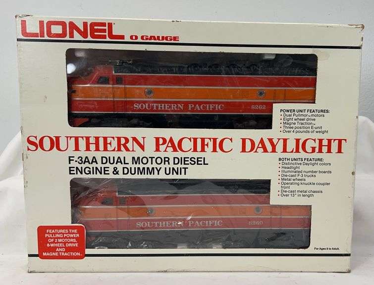 Lionel O Gauge 8260 & 8262 Southern Pacific Daylight F-3A-A in box image