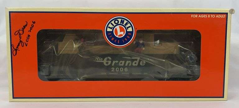 Lionel O Gauge 26791 UP LCCA banquet car Lenny Dean autographed box image