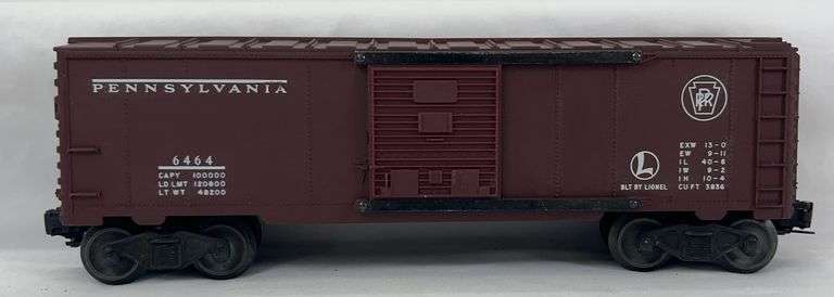 Unrun Postwar Lionel O Gauge 6464-200 Pennsylvania type IV box car High Grade image