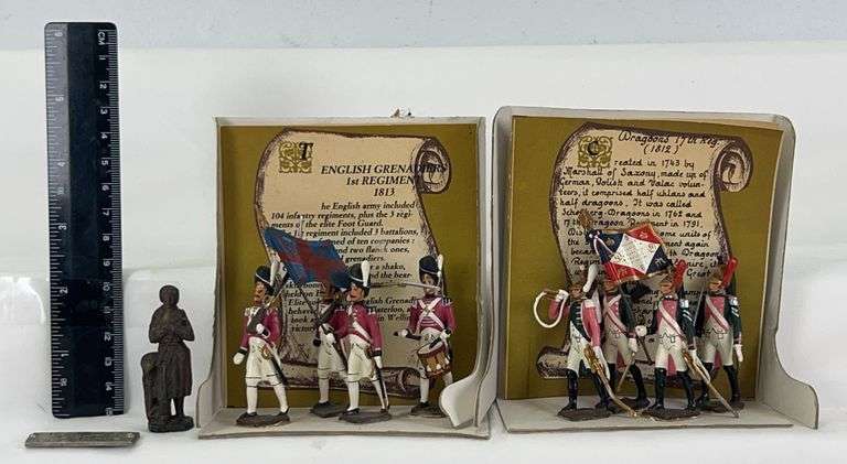 Collection of Light Dragoons 17th Regiment & English Grenadiers Figurines image