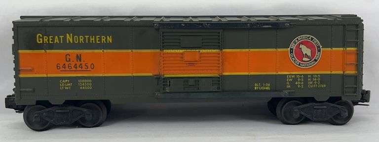 Postwar Lionel O Gauge 6464-450 Great Northern type IIb box car image