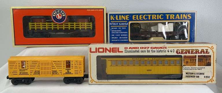 Lionel O Gauge 16630, 9552, 29459 and K-Line 662802 freight image