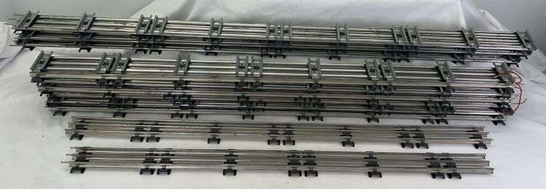 Modern Lionel O Gauge 40 inch long and 36 inch long straight sections image