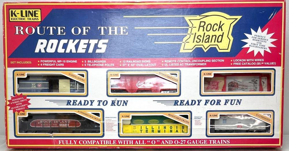 Modern Era K Line O gauge 1527 Route of the Rockets set in original box