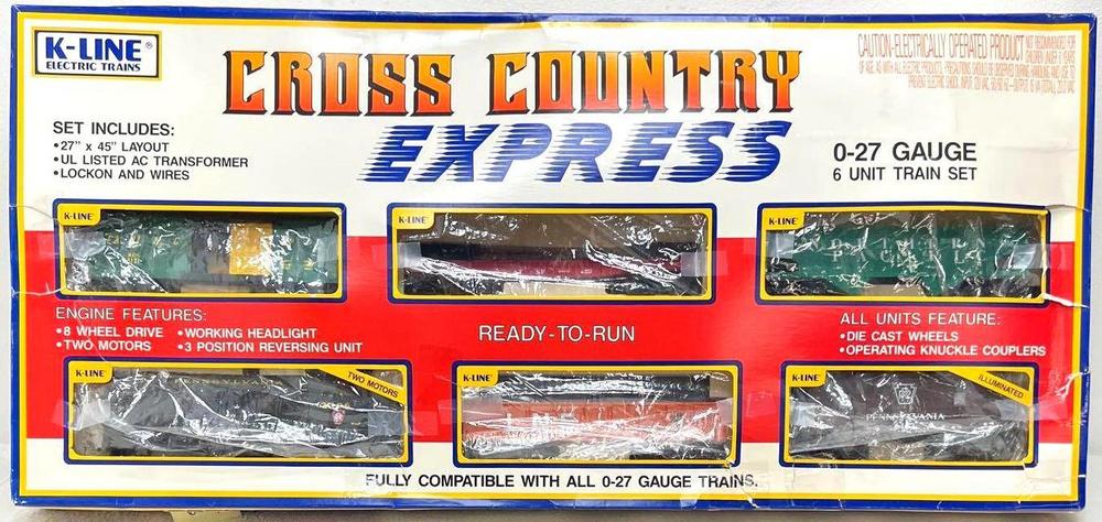 Modern Era K Line O gauge Cross Country Express 1901 set in original box