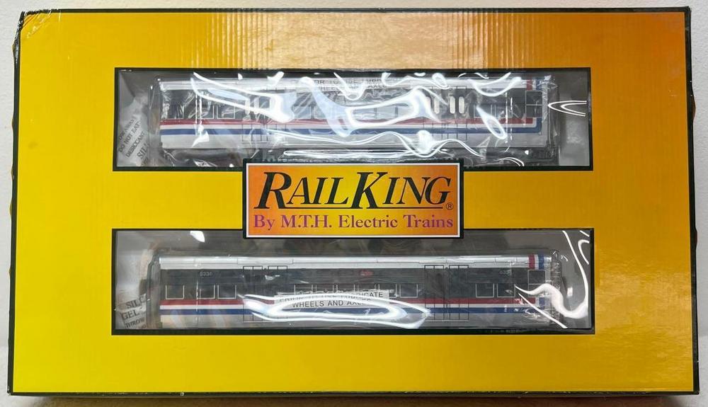 Modern Era MTH Rail King O gauge 20519-3 6000 Series 2 Car L Subway Set in original box