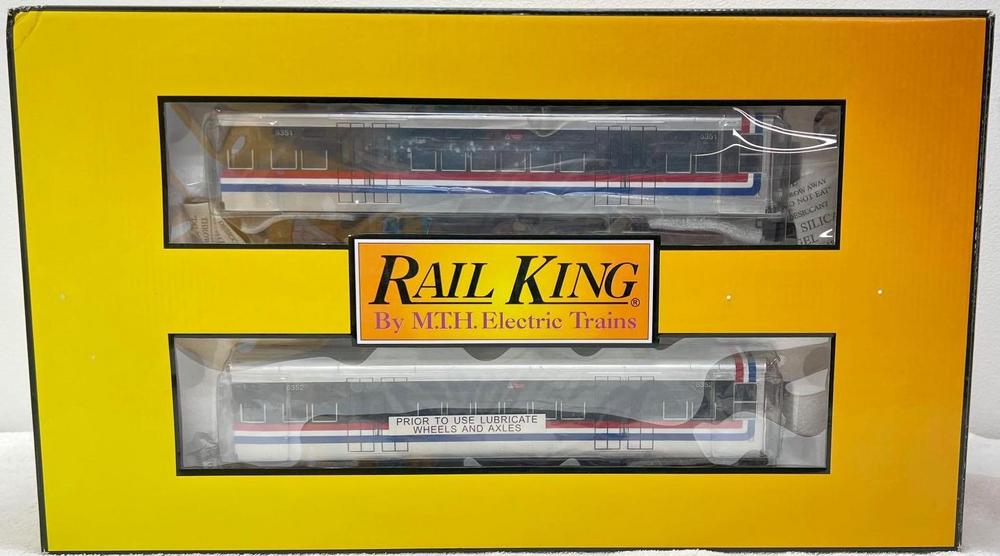Modern Era MTH Rail King O gauge 20519-1 Chicago Transit Authority Bicetennial ProtoSound 3.0 set in original box