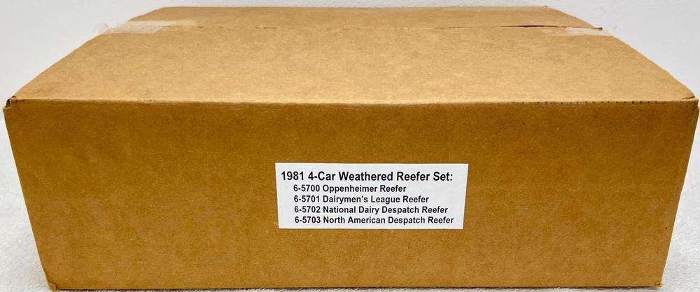 Modern Era Lionel O gauge 5700 Oppenheimer 5701 Dairymens League 5702 National Dairy Despatch 5703 North American Despatch