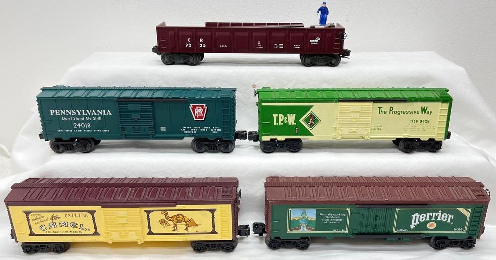 Modern Era Lionel O gauge loose freight cars 9814 36261 7701 9428 9225