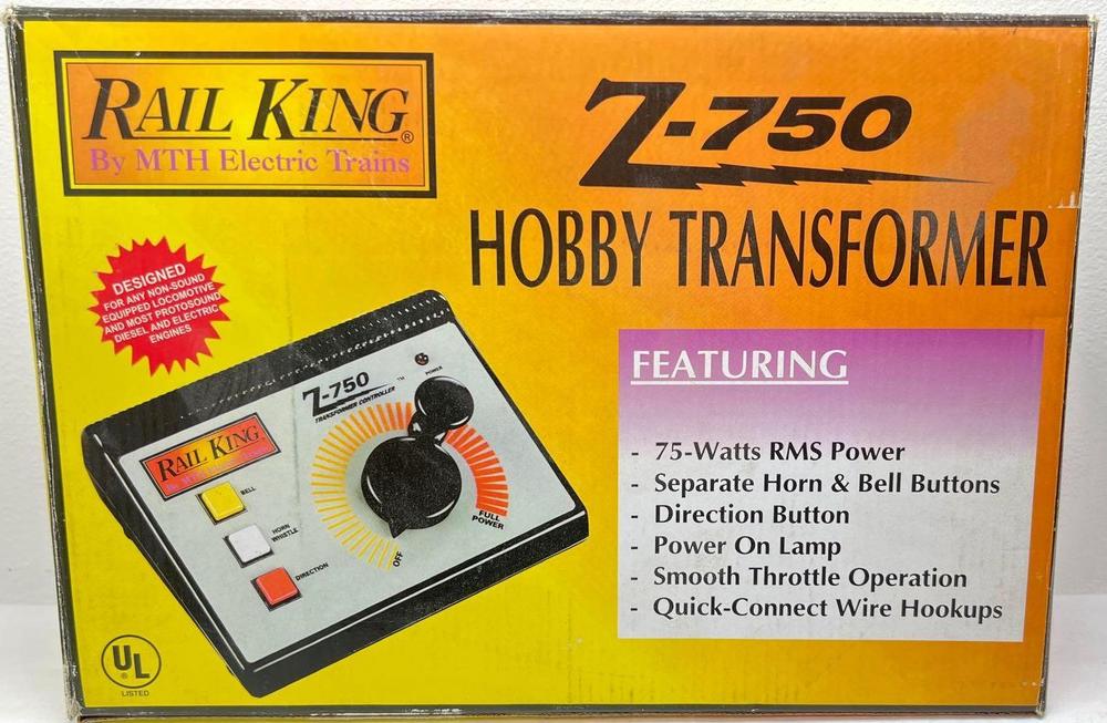 Modern Era MTH Rail King Z=750 Hobby Transformer 75W in original box