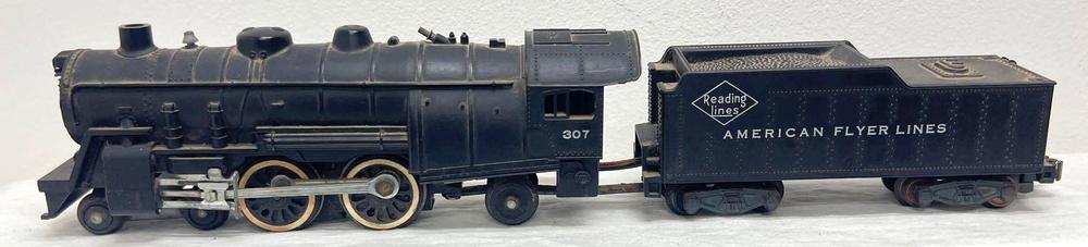 Postwar American Flyer S Gauge 307 Reading 4-4-2