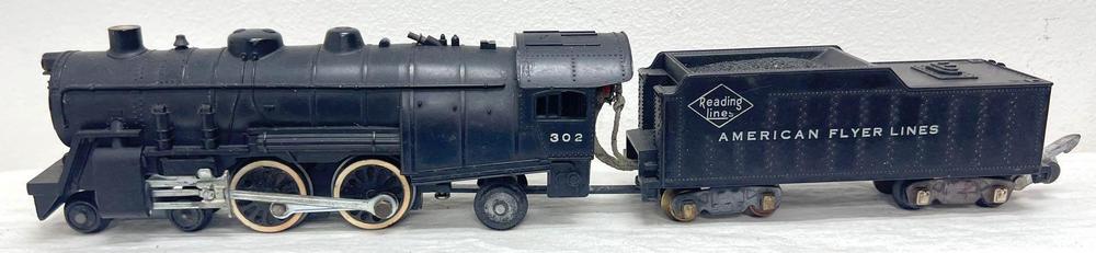 Postwar American Flyer S Gauge 302 Reading 4-4-2