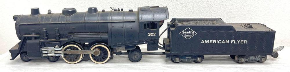 Postwar American Flyer S Gauge 302 Reading 4-4-2
