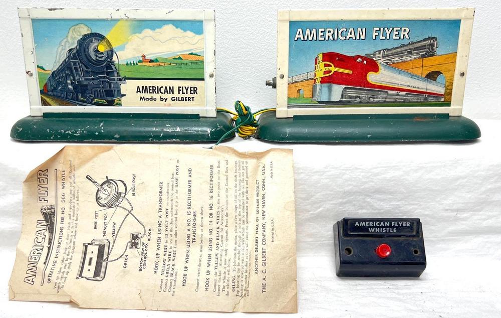 Postwar American Flyer S Gauge 561 horn 566 whistle