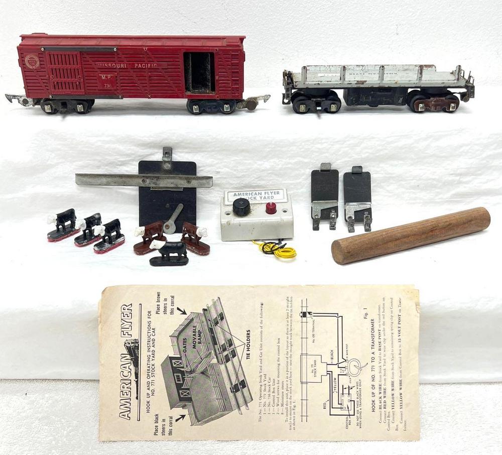Postwar American Flyer S Gauge 714 log 736 MP