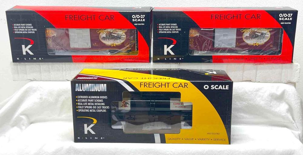 Modern Era K Line O Gauge K6341-5603 K641-5603 x2 in original boxes