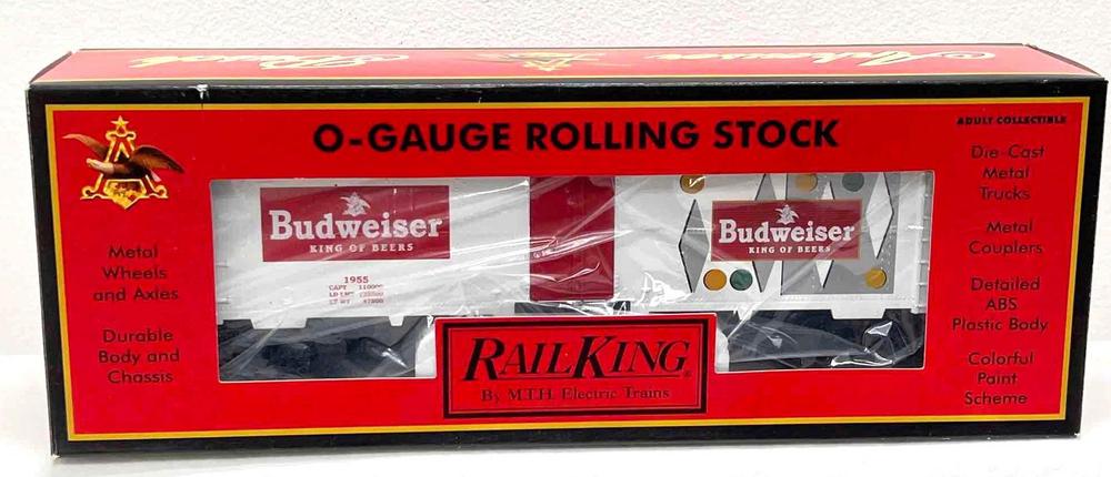 Modern Era MTH O Gauge Anheuser Busch Budweiser Modern Reefer 30-78033 in original box
