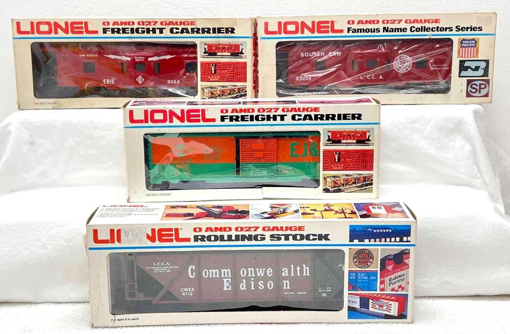 Modern Era Lionel O Gauge 9422 9184 X9259 6112 in original boxes