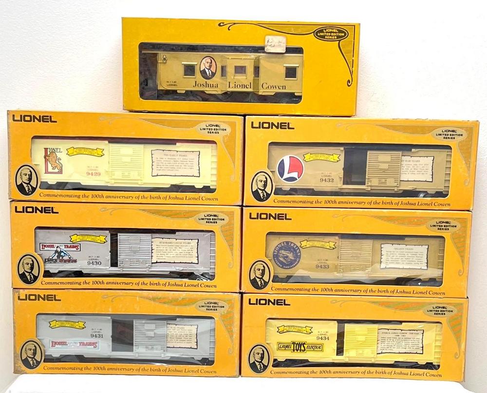 Modern Era Lionel O Gauge 6421 9429 9430 9431 9432 9433 9434 in original boxes