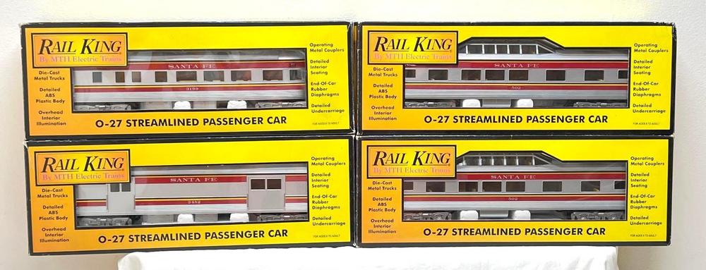 Modern Era MTH RailKing O Gauge 30-6103S-1 -2 -3 -4 SF set in original boxes
