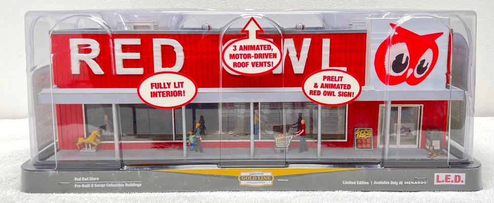 Modern Era Menards Goldline O Gauge Red Owl Store factory sealed Mint