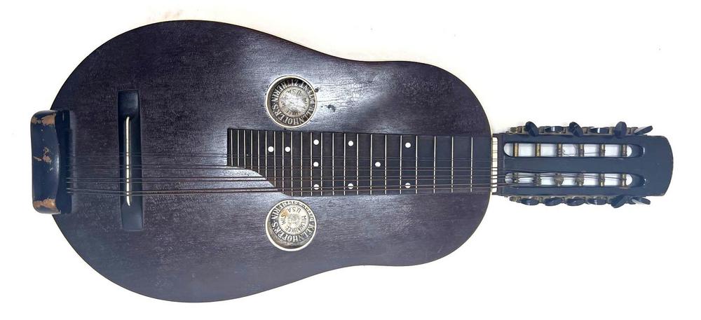 Kelnhofer's Patent Zitherin 12 string lap guitar/harp instrument