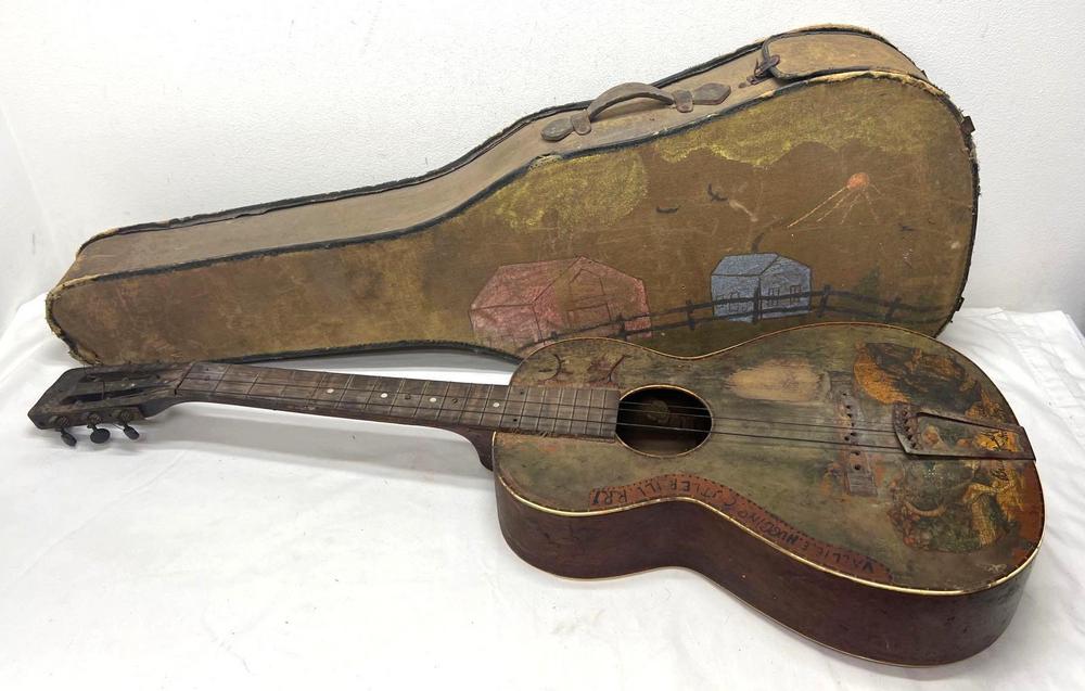 Harmony Supertone Bradley Kincaid Houn Dog guitar