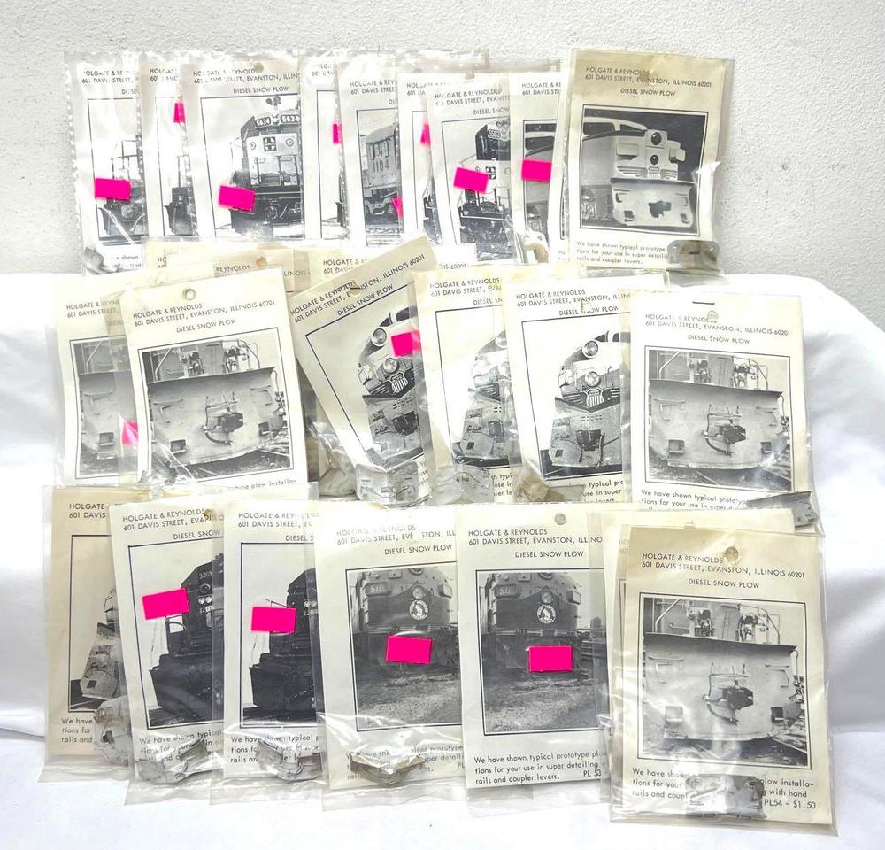 HO Gauge Holgate & Reynolds diesel snow plows NIP PL50-59
