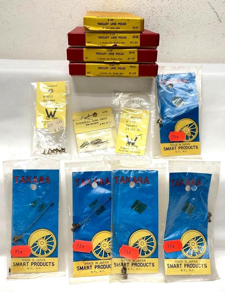 HO Gauge E. Suydam S-168 S-169 Trolley Line Poles Smart Products