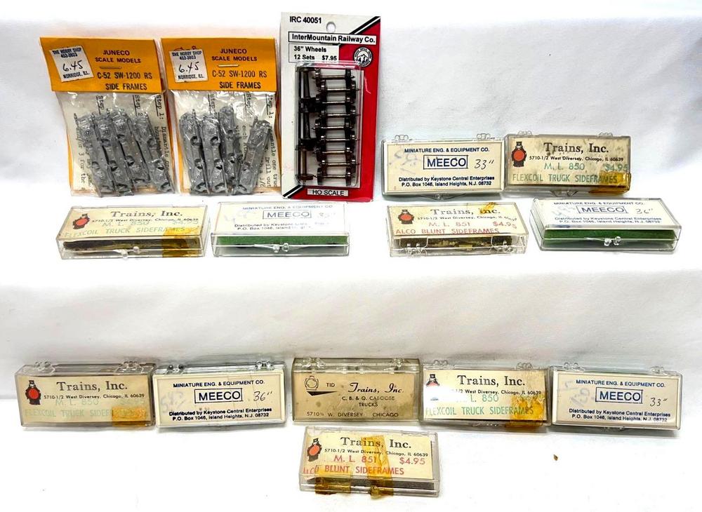 HO Gauge Intermountain Mecco Trains Inc brass trucks
