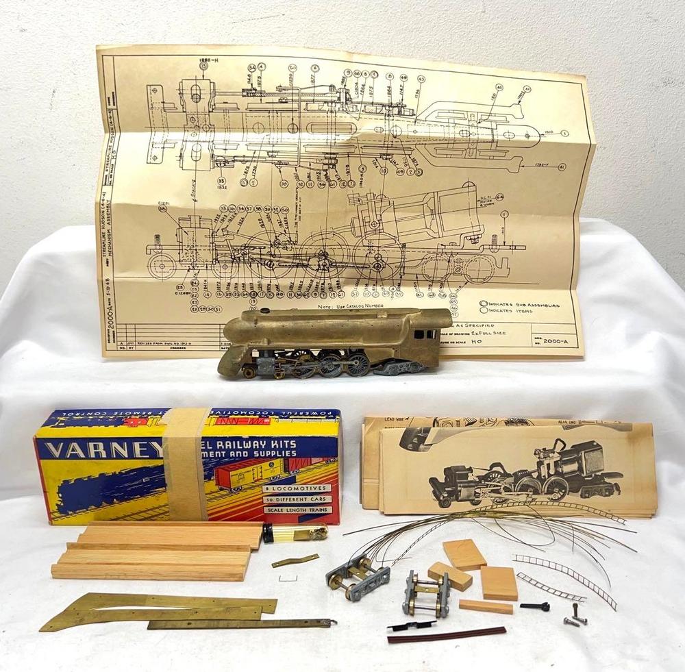 HO Gauge Varney brass streamlined 4-6-4 built unbuilt tender trim etc